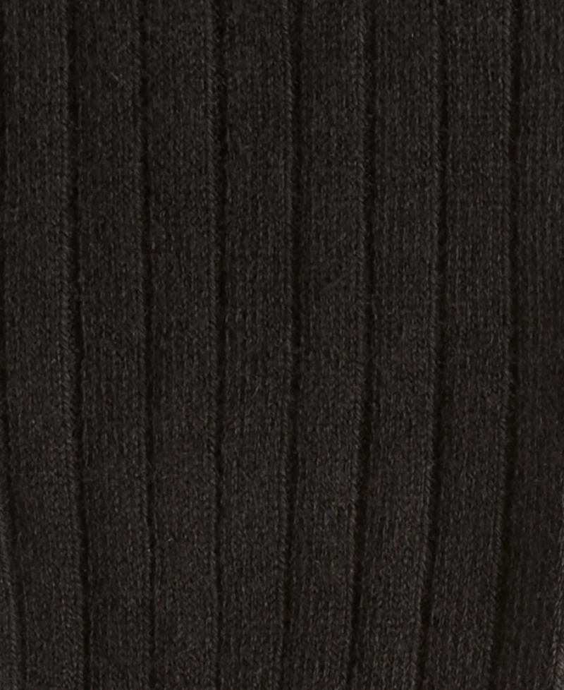 Perry Ellis Portfolio Men's Merino Wool Blend Ribbed Crew Socks
