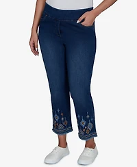 Alfred Dunner Petite Pull-On Cropped Pants