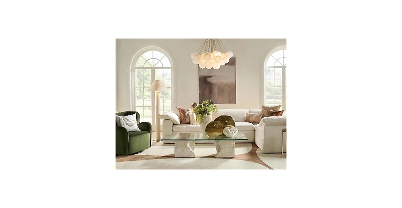 Z Gallerie Nomi Bead Embroidered Pillow