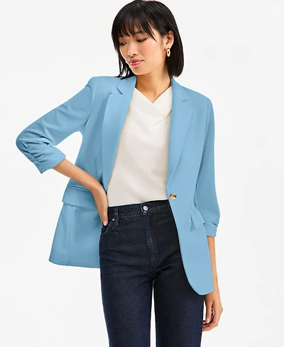 I.n.c. International Concepts Women's 3/4-Sleeve Single-Button Blazer, Macy's Exclusive
