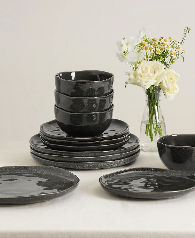 Stone Lain Mirella 12-Piece Dinnerware Set, Service for 4