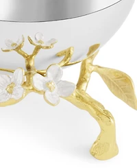 Michael Aram Lovebirds Silver Gold Nut Bowl