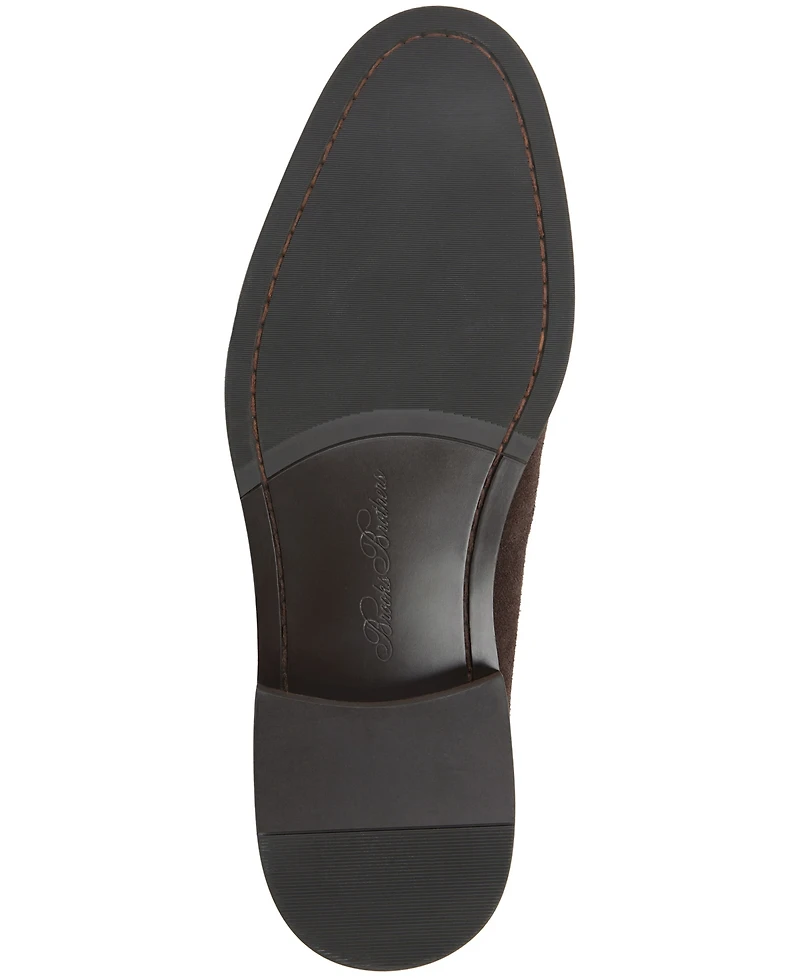 B by Brooks Brothers Men's Glenrock Almond-Toe Leather Loafers