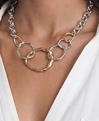 Ettika Interlocking Golden Chain Necklace