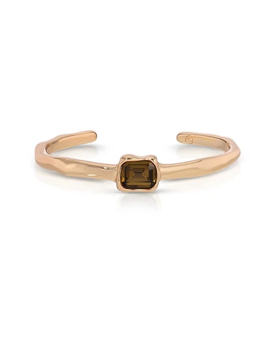Ettika Molten Crystal Cuff Bracelet