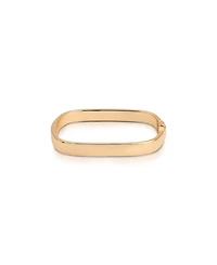Ettika Gold-Plated Rounded Square Cuff Bracelet