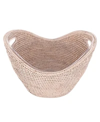 Artifacts Trading Company Rattan Champagne Bucket With Acrylic Insert