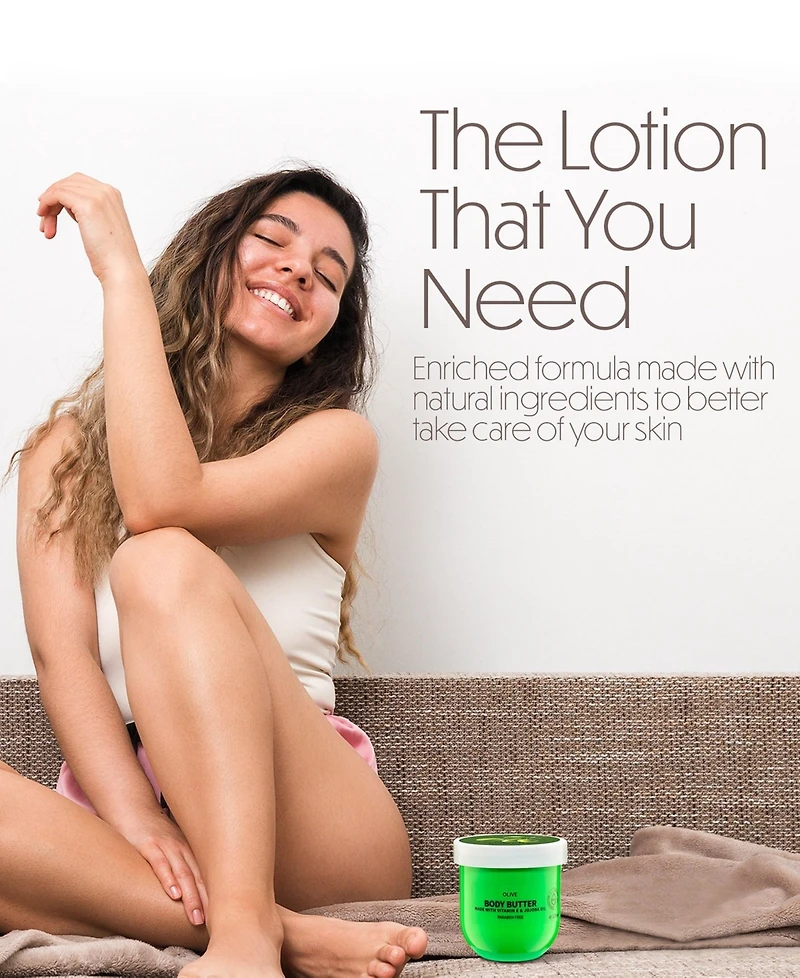 Lovery Olive Scented Whipped Body Butter, Bath and Body Care