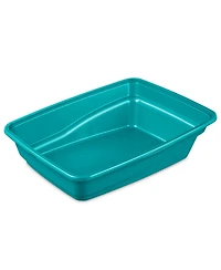 Sterilite 13033W06 Lg Frame Cat Litter Pan with Low Entrance, Sea Going (6 Pack)