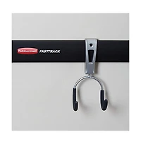 Rubbermaid Universal Metallic FastTrack Hanging Garage Hook Organizers ( Pack