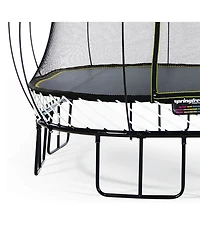 Springfree Trampoline Kids Square 13 Foot Trampoline and FlexrHoop Basketball Game
