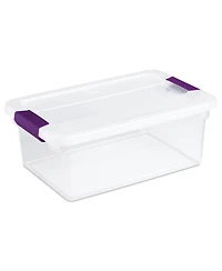 Sterilite 66 Quart Latch Lid Tote, 12 Pack, and 15 Quart Latch Lid Tote, 12 Pack