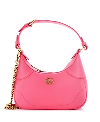 Pre-Owned Gucci Small Aphrodite Zip Shoulder Bag Leather
