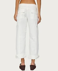 Edikted Women's Odettia Sheer Cotton Pants