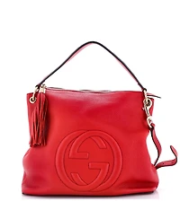 Pre-Owned Gucci Large Soho Convertible Hobo Leather
