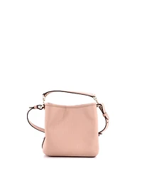 Pre-Owned Gucci Small Gg Emblem Bucket Bag Gg Embossed Leather