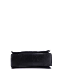 Pre-Owned Balenciaga Medium Crush Chain Flap Bag Quilted Crushed Calfskin
