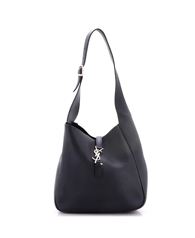 Pre-Owned Saint Laurent Small Le 5 a 7 Supple Hobo Leather