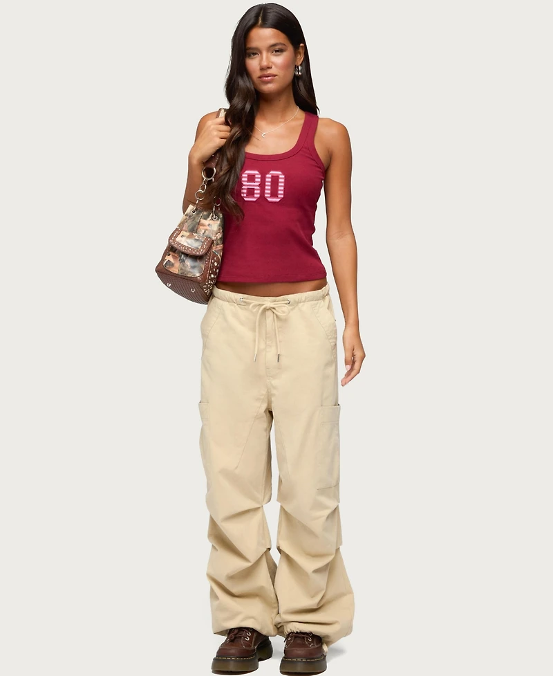 Edikted Women's Emzi Baggy Cotton Cargo Pants