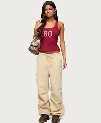 Edikted Women's Emzi Baggy Cotton Cargo Pants