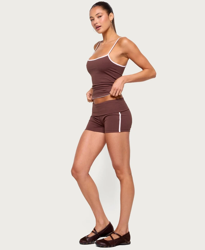 Edikted Women's Ambar Contrast Stripe Shorts