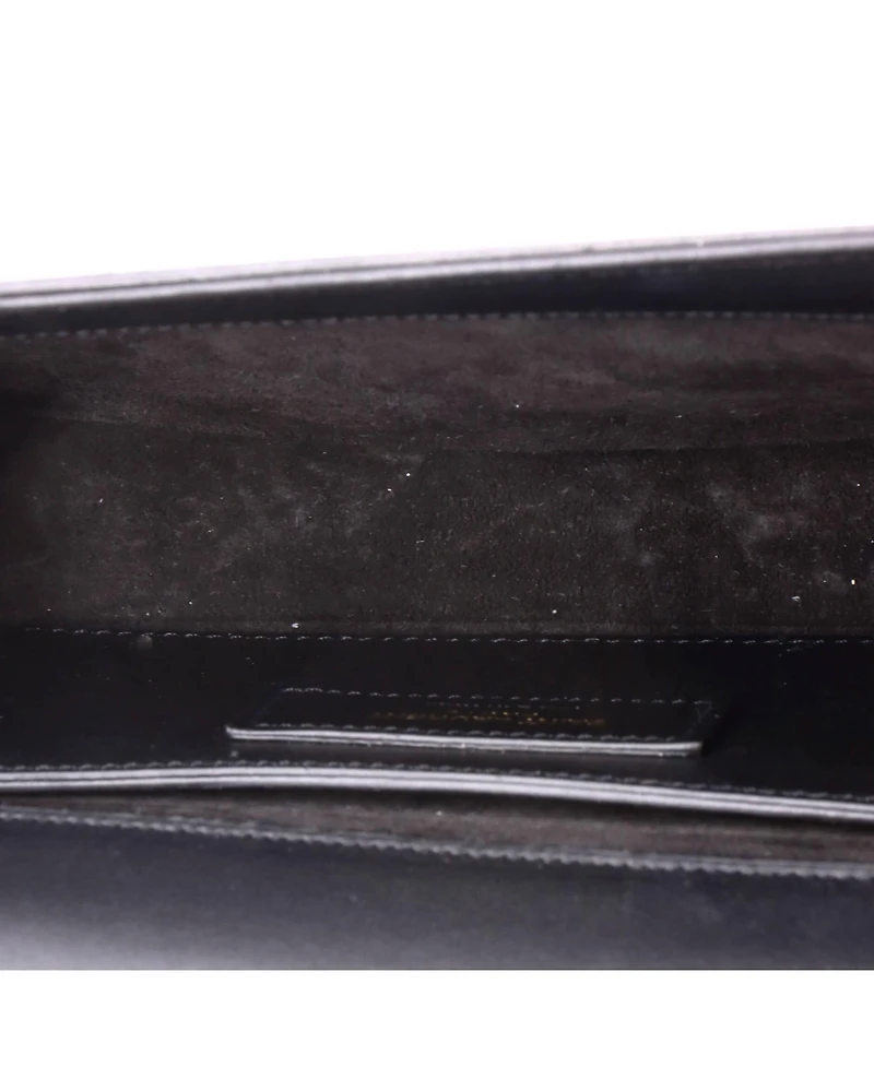 Pre-Owned Saint Laurent Small Classic Monogram Tassel Crossbody Bag Leather