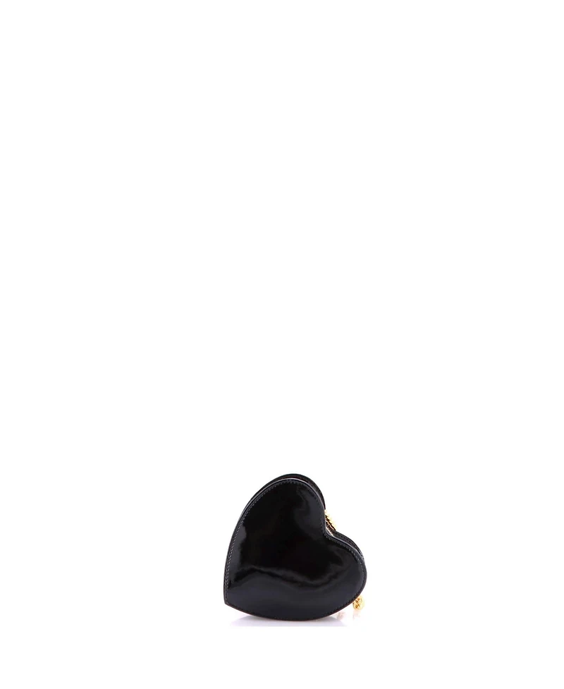Pre-Owned Saint Laurent Mini Love Heart Chain Bag Patent