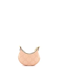 Pre-Owned Gucci Mini Half Moon Hobo Gg Matelasse Leather