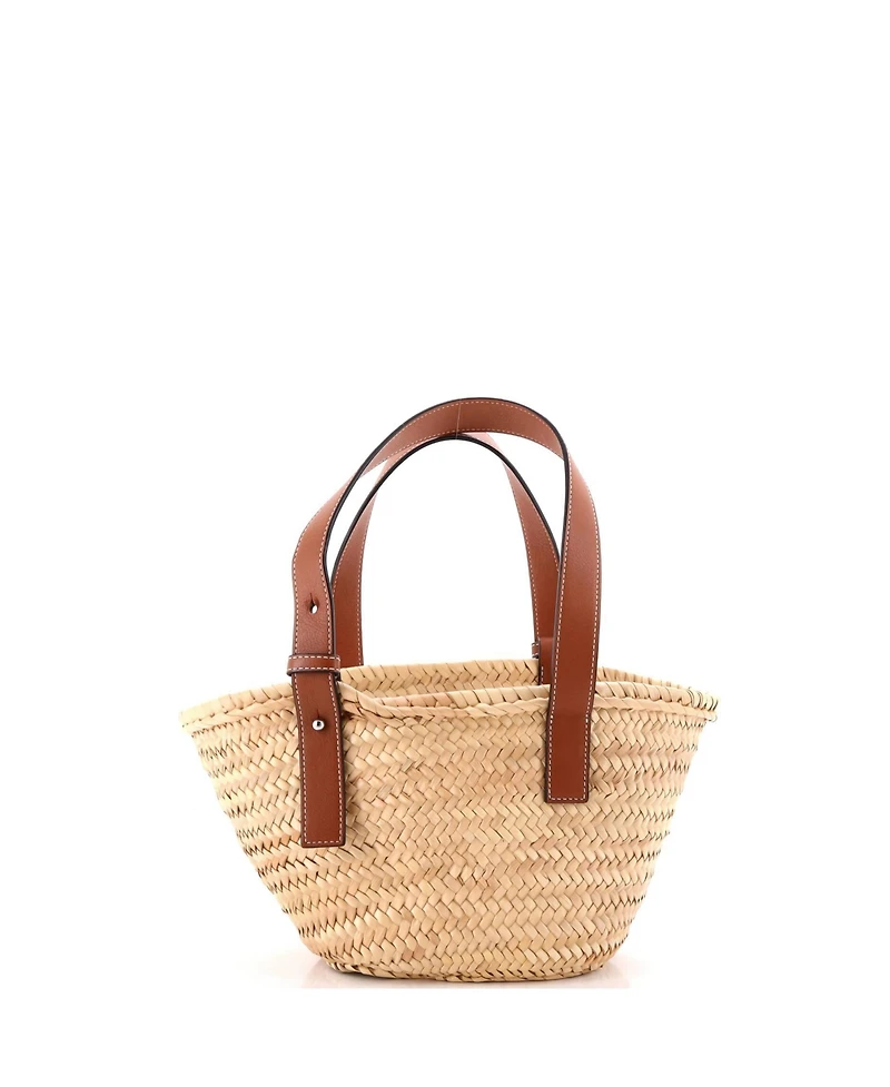 Pre-Owned Loewe Small Basket Tote Raffia