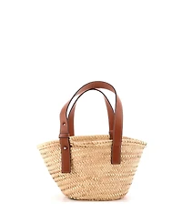 Pre-Owned Loewe Small Basket Tote Raffia