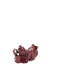 Pre-Owned Balenciaga Xs Le Cagole Giant Studs Shoulder Bag Leather