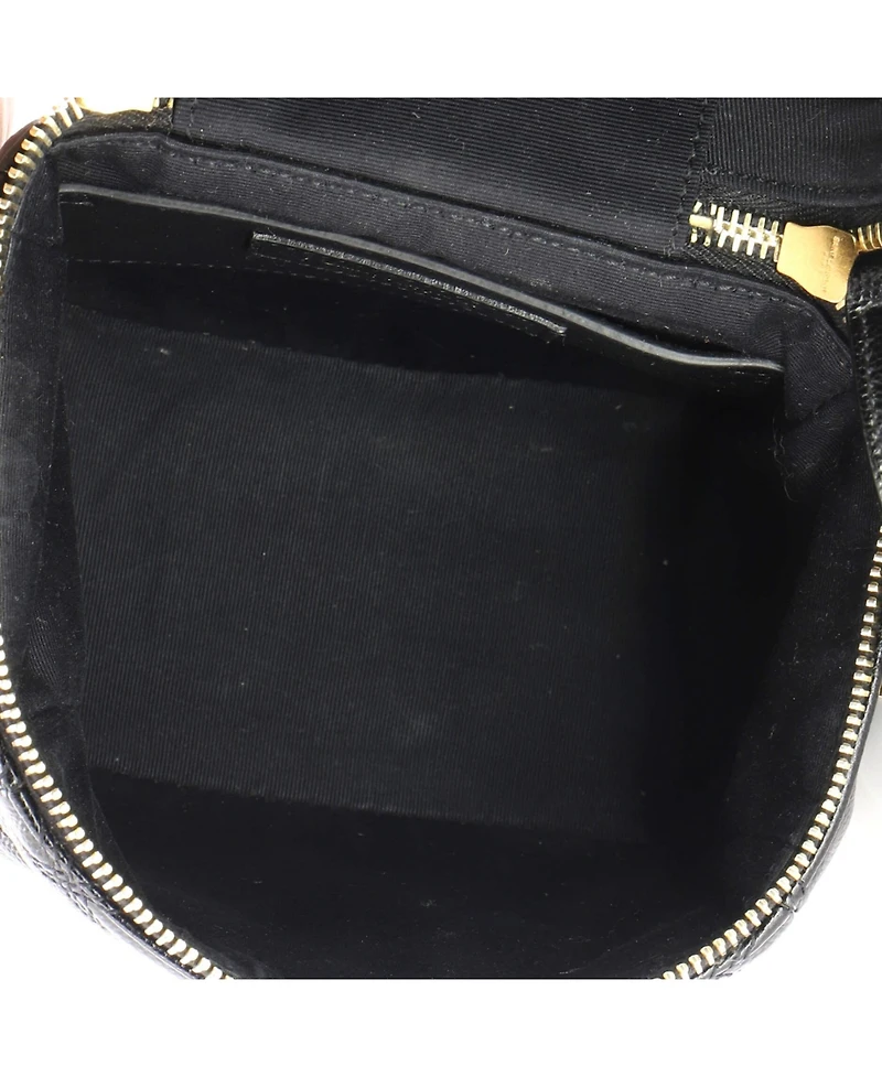 Pre-Owned Saint Laurent 80's Vanity Bag Quilted Leather