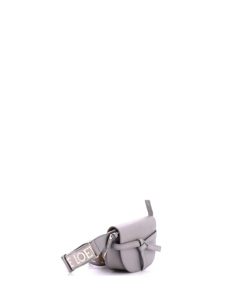 Pre-Owned Loewe Mini Gate Dual Shoulder Bag Leather