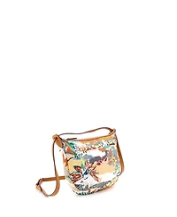 Pre-Owned Hermes Sursoie To Go Pouch Printed Silk and Leather
