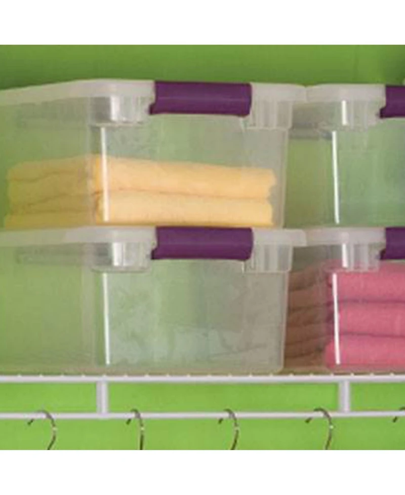 Sterilite 27 Qt Storage Container, 6 Pack, and 15 Qt Storage Container, 12 Pack