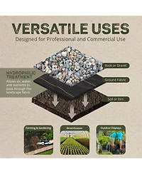 DeWitt 6 x 250 5 ounce and 4 x 250 5 ounce Pro 5 Landscape Weed Barrier Fabric