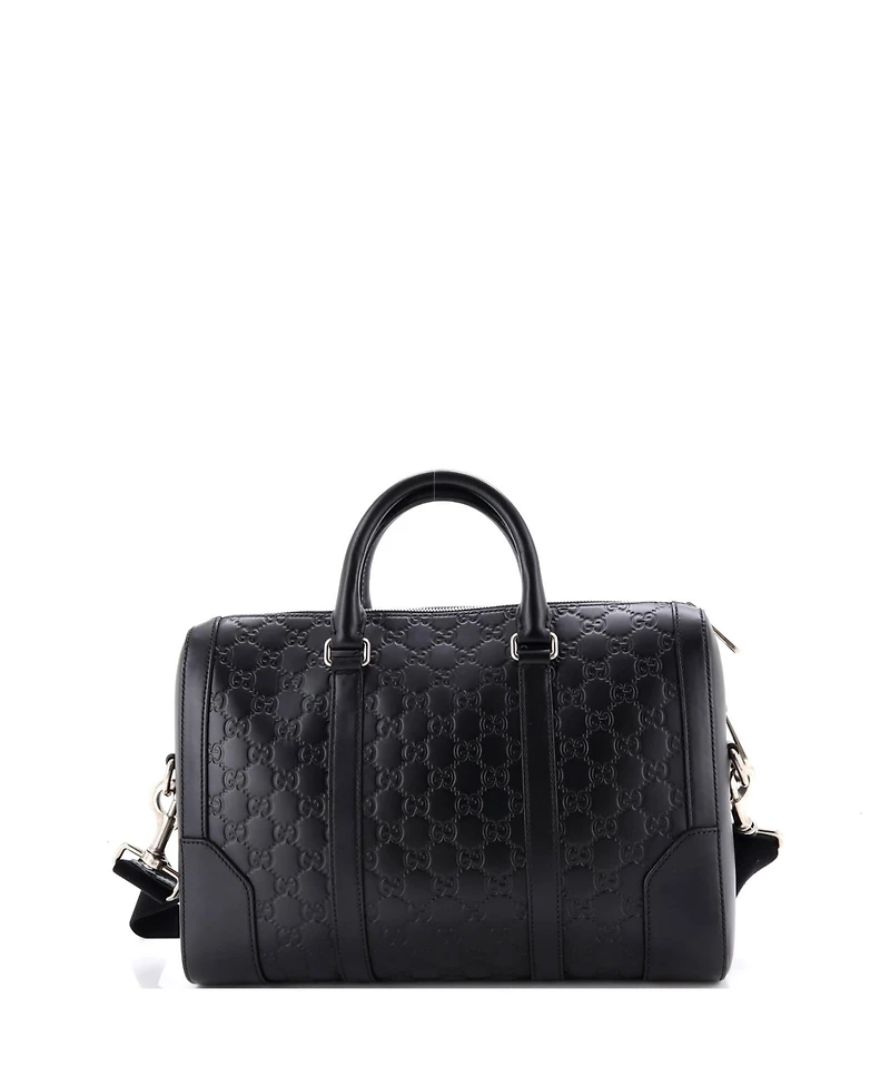 Pre-Owned Gucci Medium Eden Briefcase Guccissima Leather