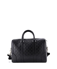 Pre-Owned Gucci Medium Eden Briefcase Guccissima Leather