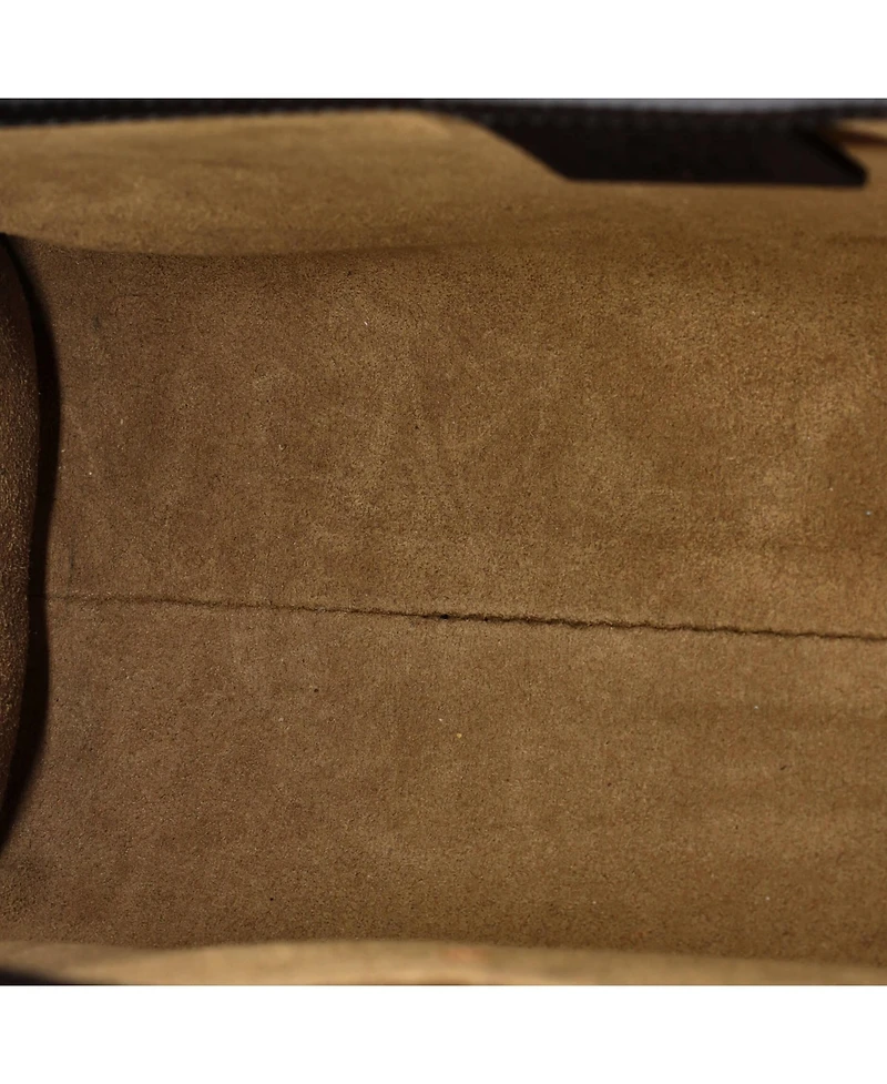 Pre-Owned Gucci Small Padlock Top Handle Bag Gg Coated Canvas and Leather
