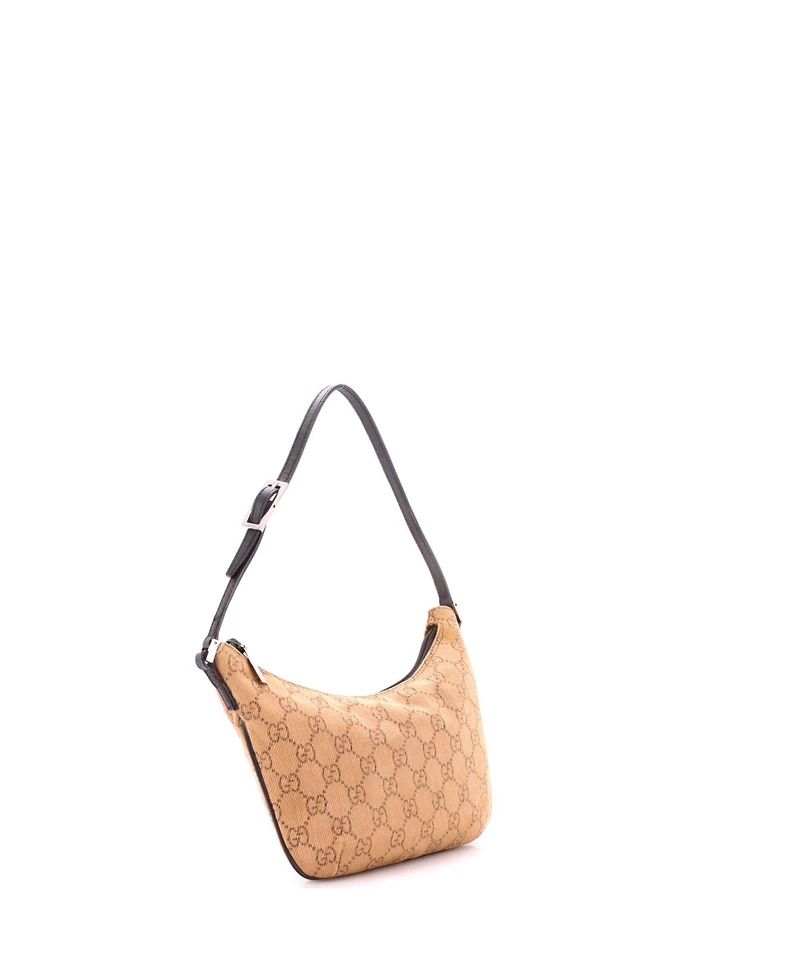 Pre-Owned Gucci Small Vintage Pochette Shoulder Bag Gg Canvas