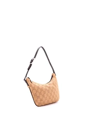 Pre-Owned Gucci Small Vintage Pochette Shoulder Bag Gg Canvas