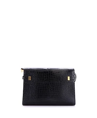 Pre-Owned Saint Laurent Medium Manhattan Shoulder Bag Embossed Leather