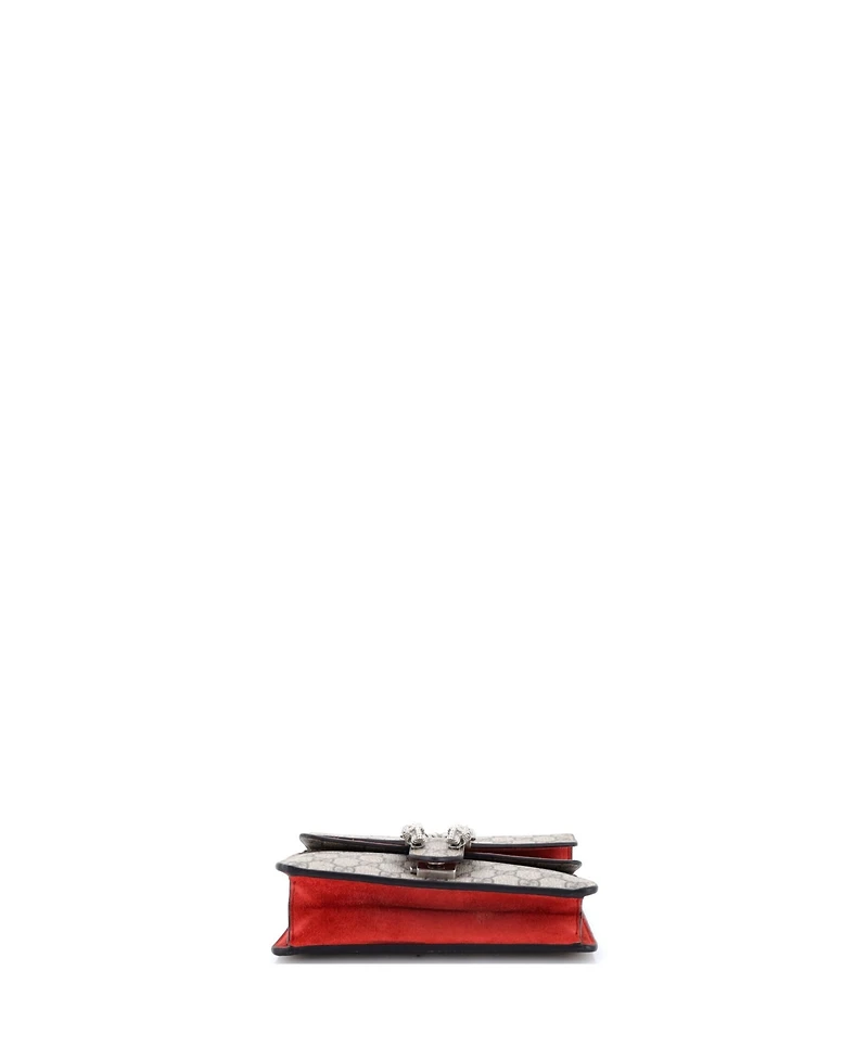 Pre-Owned Gucci Mini Dionysus Bag Gg Coated Canvas