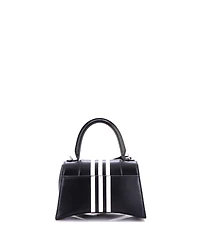 Pre-Owned Balenciaga Small x adidas Hourglass Top Handle Bag Leather