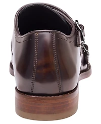 Johnston & Murphy Arrister Double Monk Square-Toe Dress Shoes