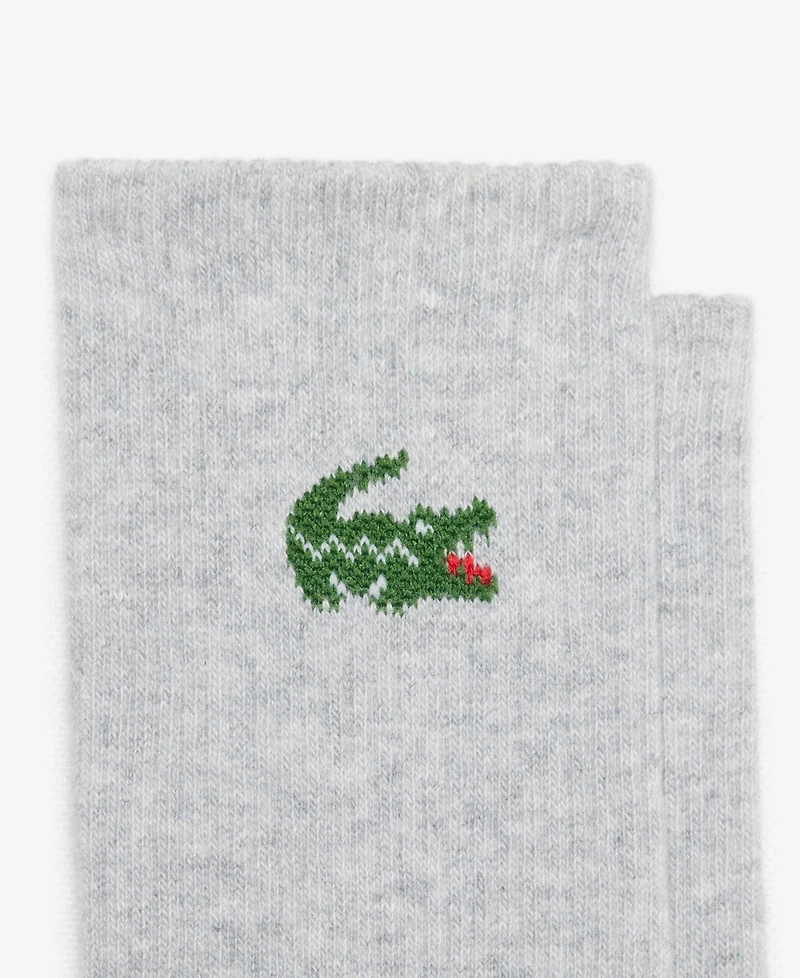 Lacoste Men's Crew Ribbed Socks, 3-Pack