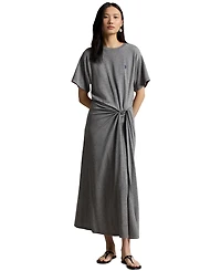 Polo Ralph Lauren Women's Crewneck Twist Detail T-Shirt Dress