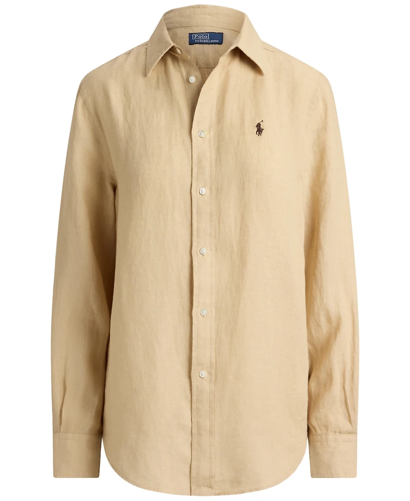 Polo Ralph Lauren Women's Classic-Fit 100% Linen Shirt