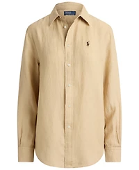 Polo Ralph Lauren Women's Classic-Fit 100% Linen Shirt