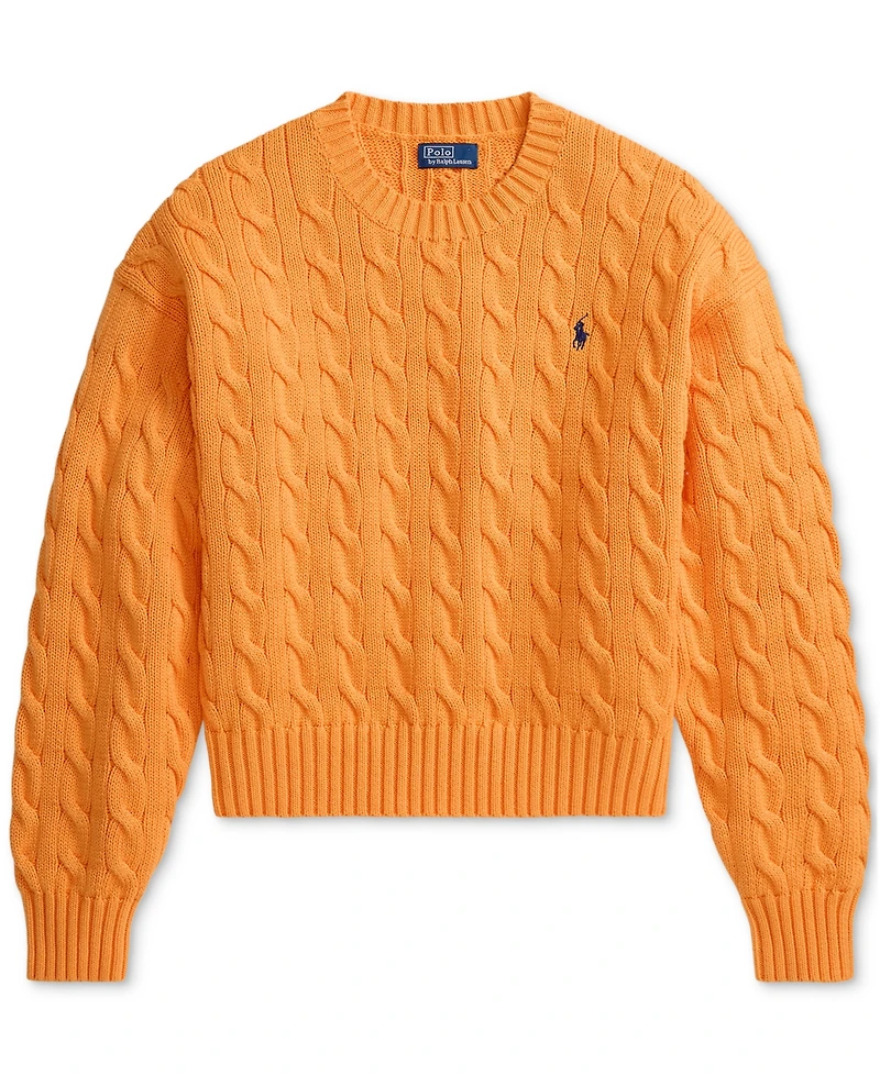 Polo Ralph Lauren Women's Cable-Knit Crewneck Sweater